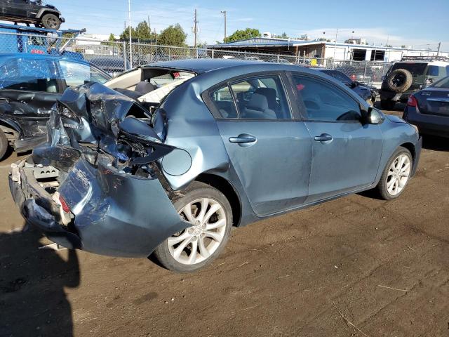 JM1BL1U54B1427593 - 2011 MAZDA 3 S BLUE photo 3