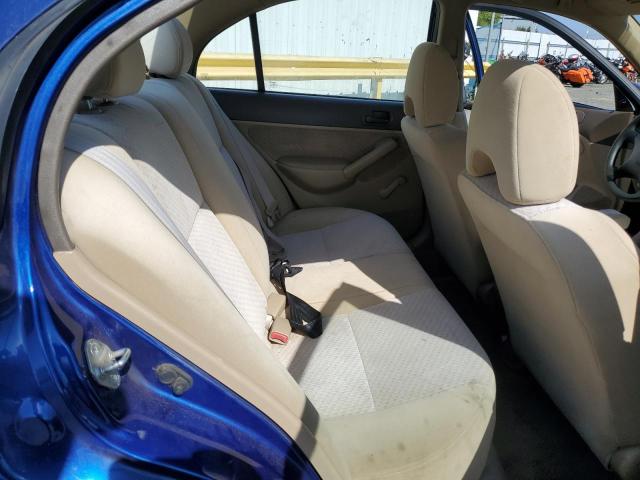 2HGES163X5H609947 - 2005 HONDA CIVIC DX VP BLUE photo 10