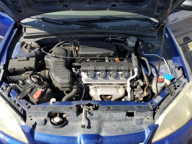 2HGES163X5H609947 - 2005 HONDA CIVIC DX VP BLUE photo 11