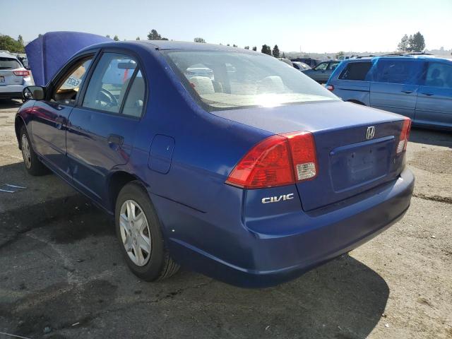 2HGES163X5H609947 - 2005 HONDA CIVIC DX VP BLUE photo 2