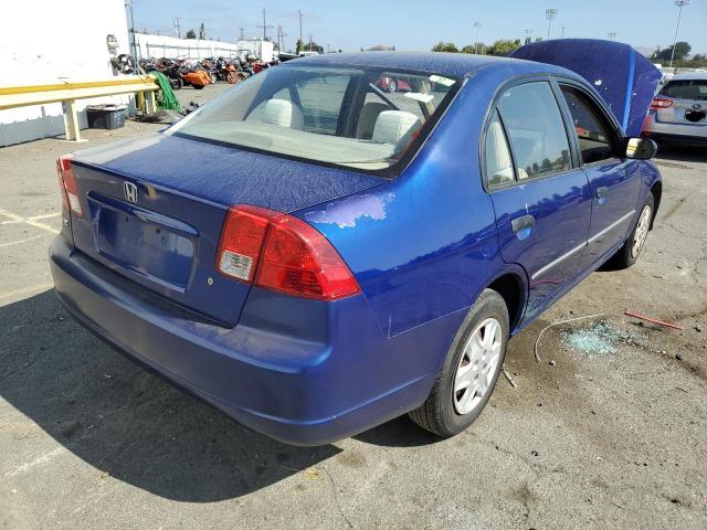 2HGES163X5H609947 - 2005 HONDA CIVIC DX VP BLUE photo 3