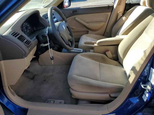 2HGES163X5H609947 - 2005 HONDA CIVIC DX VP BLUE photo 7