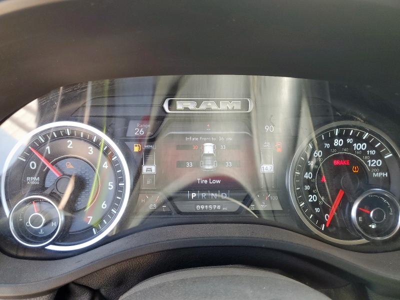 1C6RREFT8KN617686 - 2019 RAM 1500 BIG HORN/LONE STAR CHARCOAL photo 9