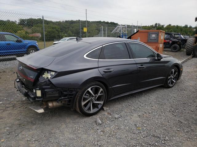 5NPEJ4J28MH073815 - 2021 HYUNDAI SONATA SEL PLUS CHARCOAL photo 3