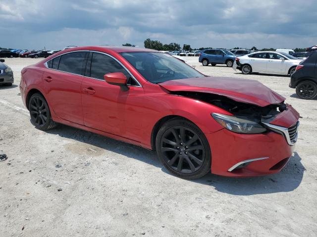 JM1GJ1W50G1469503 - 2016 MAZDA 6 GRAND TOURING RED photo 4