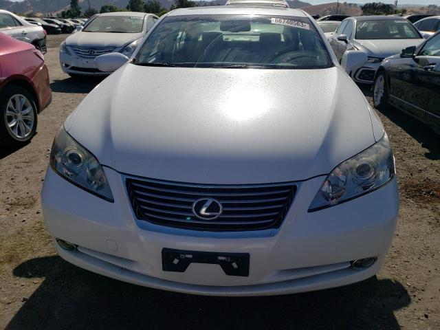 JTHBJ46G582265612 - 2008 LEXUS ES 350 WHITE photo 5