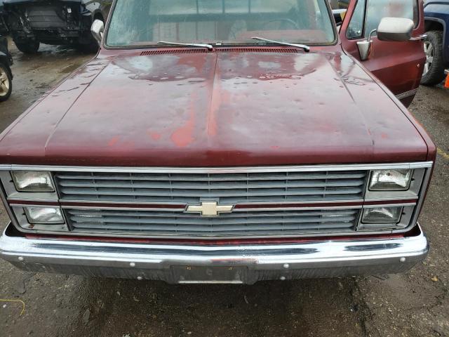 1GCDC14H2DJ153154 - 1983 CHEVROLET C10 BURGUNDY photo 11