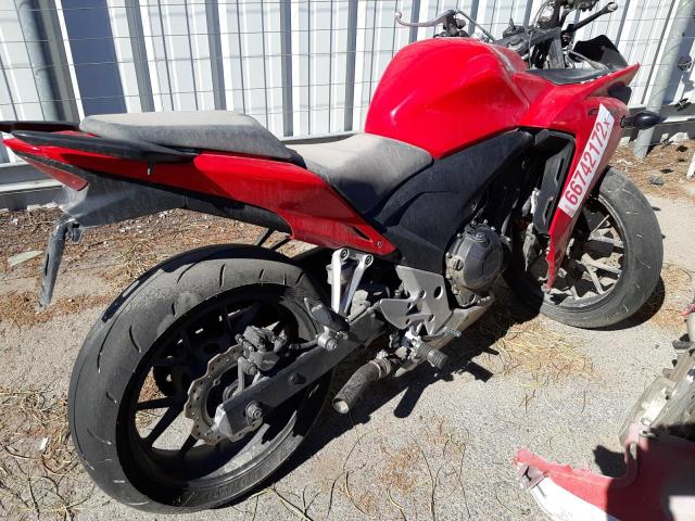 MLHPC4461E5100305 - 2014 HONDA CBR500 R RED photo 4