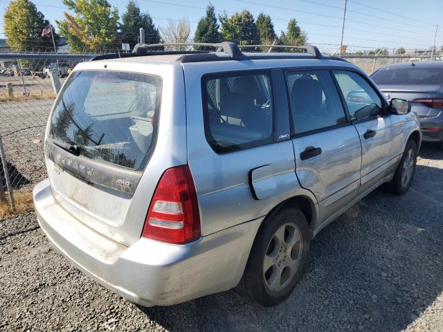 JF1SG65654H767117 - 2004 SUBARU FORESTER 2.5XS SILVER photo 3