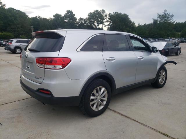 5XYPG4A30JG363212 - 2018 KIA SORENTO LX SILVER photo 3