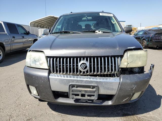 4M2YU56Z25DJ17664 - 2005 MERCURY MARINER GRAY photo 5