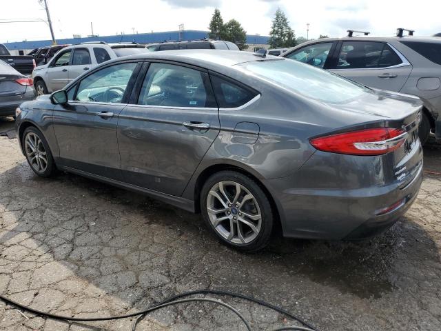 3FA6P0CD6LR196315 - 2020 FORD FUSION SEL GRAY photo 2