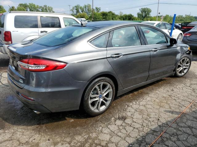 3FA6P0CD6LR196315 - 2020 FORD FUSION SEL GRAY photo 3