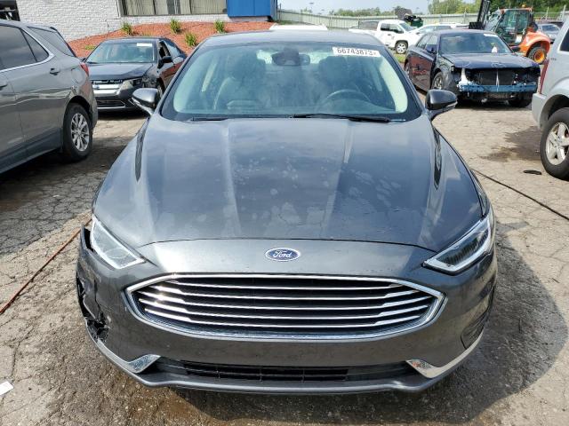 3FA6P0CD6LR196315 - 2020 FORD FUSION SEL GRAY photo 5