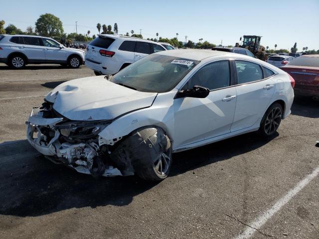 2HGFC2F8XKH565866 - 2019 HONDA CIVIC SPORT WHITE photo 1