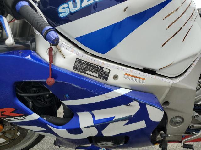 JS1GR7HA612106169 - 2001 SUZUKI GSX-R750 BLUE photo 6