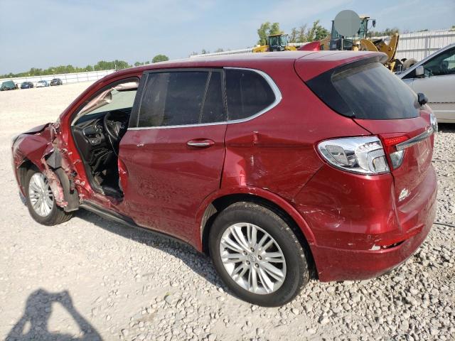 LRBFXCSAXHD078219 - 2017 BUICK ENVISION PREFERRED MAROON photo 2