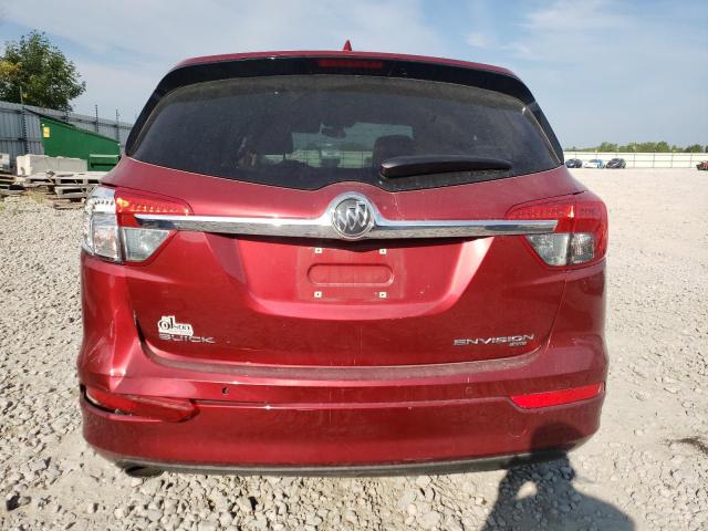 LRBFXCSAXHD078219 - 2017 BUICK ENVISION PREFERRED MAROON photo 6