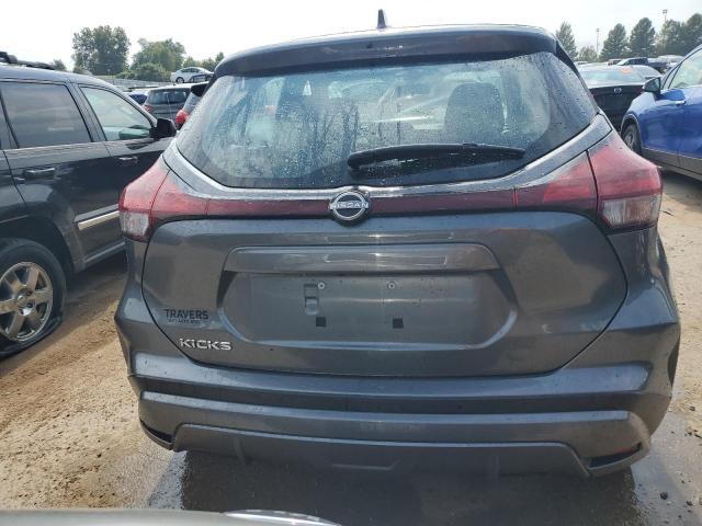 3N1CP5BV6NL500577 - 2022 NISSAN KICKS S GRAY photo 6