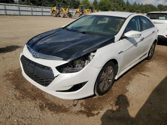 KMHEC4A43DA089595 - 2013 HYUNDAI SONATA HYBRID WHITE photo 1