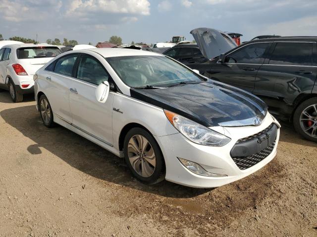 KMHEC4A43DA089595 - 2013 HYUNDAI SONATA HYBRID WHITE photo 4