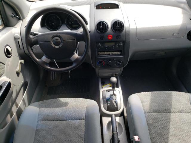 KL1TD62645B342897 - 2005 CHEVROLET AVEO BASE TURQUOISE photo 8