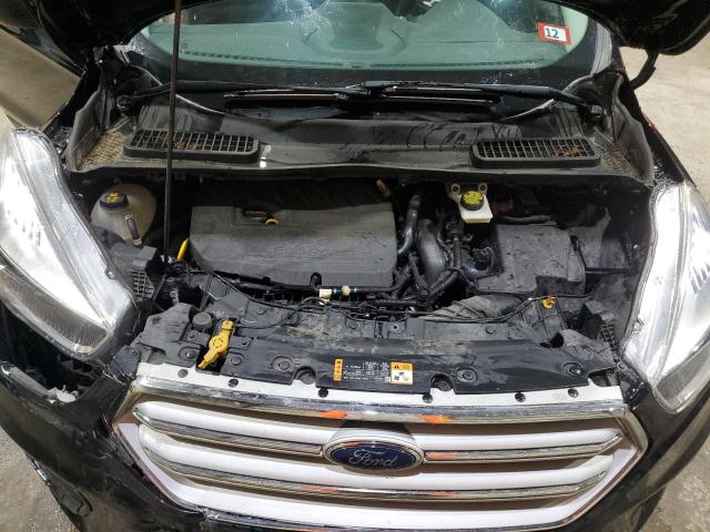 1FMCU9GD8JUC24606 - 2018 FORD ESCAPE SE შავი ფოტო 12