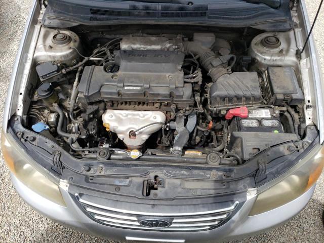 KNAFE222595613461 - 2009 KIA SPECTRA EX SILVER photo 11