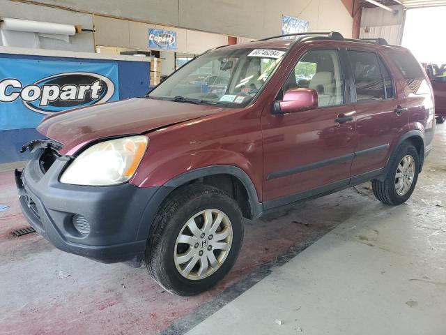 JHLRD78866C000464 - 2006 HONDA CR-V EX MAROON photo 1