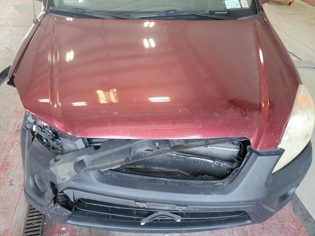 JHLRD78866C000464 - 2006 HONDA CR-V EX MAROON photo 12