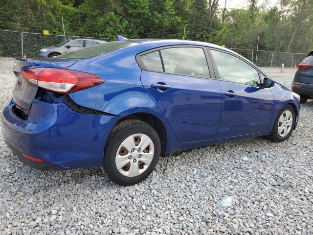 3KPFK4A74JE190868 - 2018 KIA FORTE LX BLUE photo 3