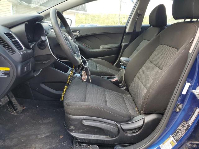 3KPFK4A74JE190868 - 2018 KIA FORTE LX BLUE photo 7