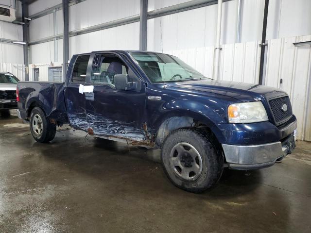 1FTPX14525NA04700 - 2005 FORD F150 BLUE photo 4