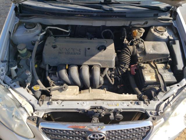 2T1BR32E47C713864 - 2007 TOYOTA COROLLA CE SILVER photo 11