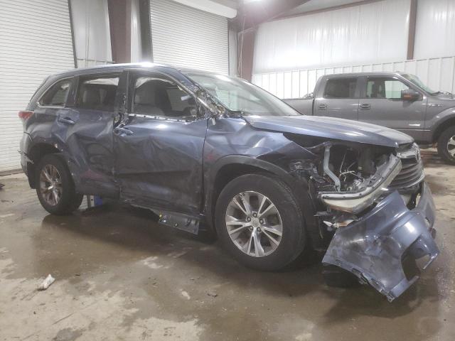 5TDJKRFH3FS097605 - 2015 TOYOTA HIGHLANDER XLE BLUE photo 4