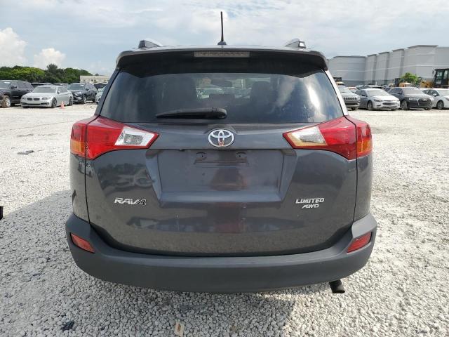 2T3DFREV5DW073925 - 2013 TOYOTA RAV4 LIMITED GRAY photo 6