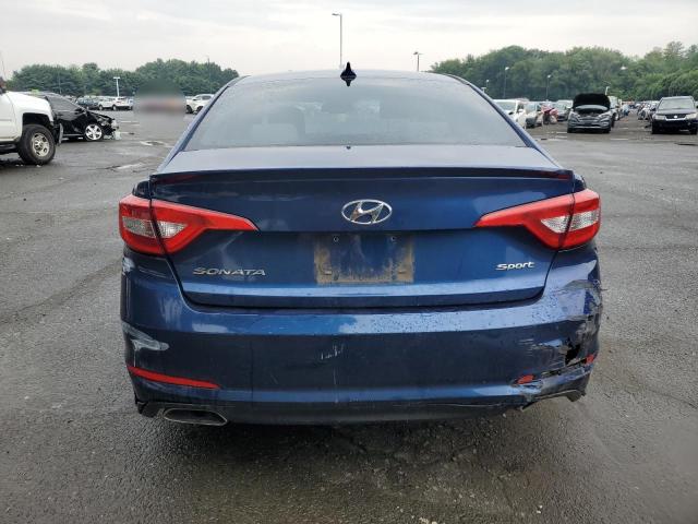 5NPE34AF3HH448836 - 2017 HYUNDAI SONATA SPORT BLUE photo 6