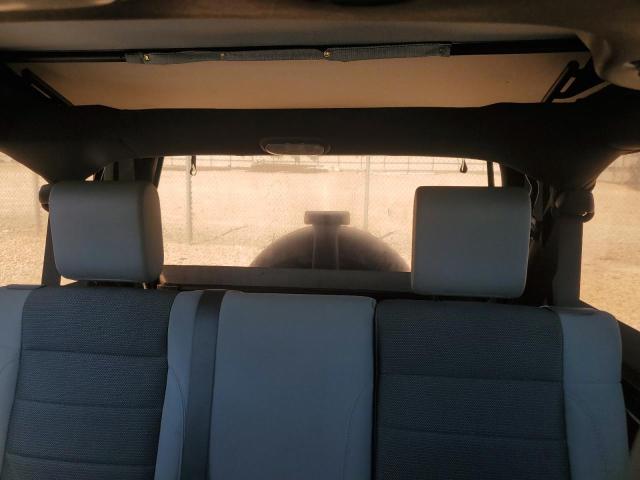 1J4GA39107L228317 - 2007 JEEP WRANGLER X Бордовий фото 10