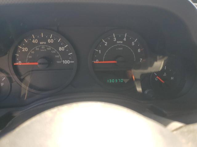 1J4GA39107L228317 - 2007 JEEP WRANGLER X Бордовий фото 9