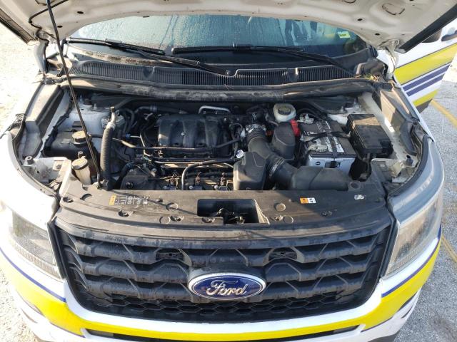1FM5K8AR4GGC91840 - 2016 FORD EXPLORER POLICE INTERCEPTOR 白色 照片 11
