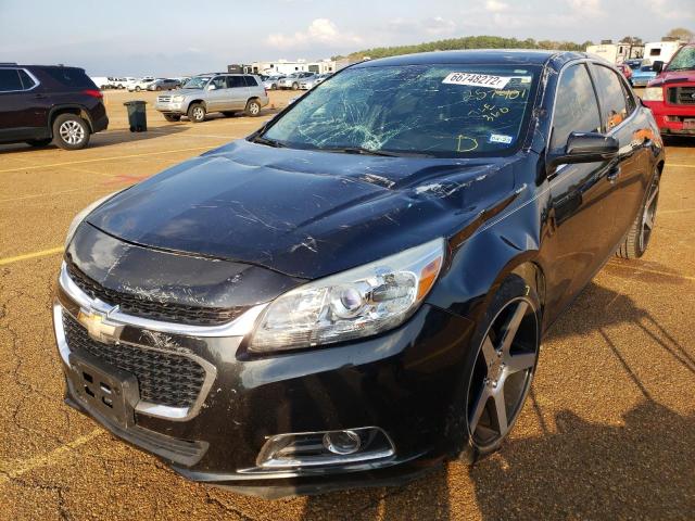 1G11F5SLXFF257401 - 2015 CHEVROLET MALIBU LTZ შავი ფოტო 2