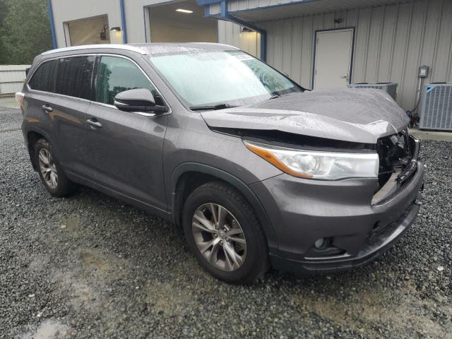 5TDJKRFH9FS202650 - 2015 TOYOTA HIGHLANDER XLE GRAY photo 4