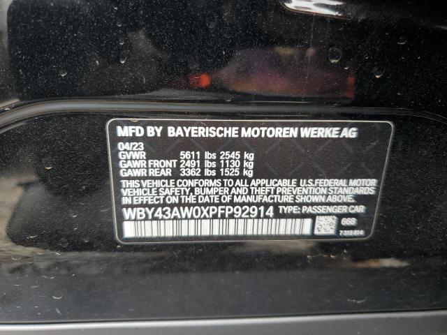 WBY43AW0XPFP92914 - 2023 BMW I4 EDRIVE 35 BLACK photo 13