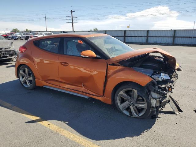 KMHTC6AE4DU111890 - 2013 HYUNDAI VELOSTER TURBO ORANGE photo 4