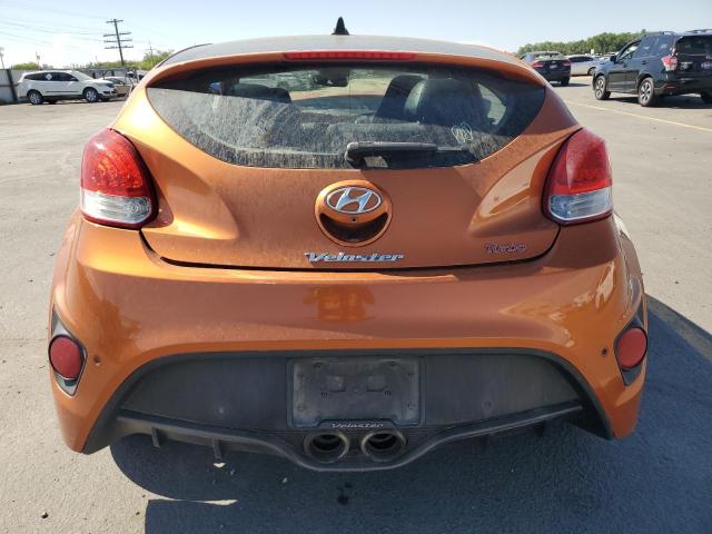 KMHTC6AE4DU111890 - 2013 HYUNDAI VELOSTER TURBO ORANGE photo 6