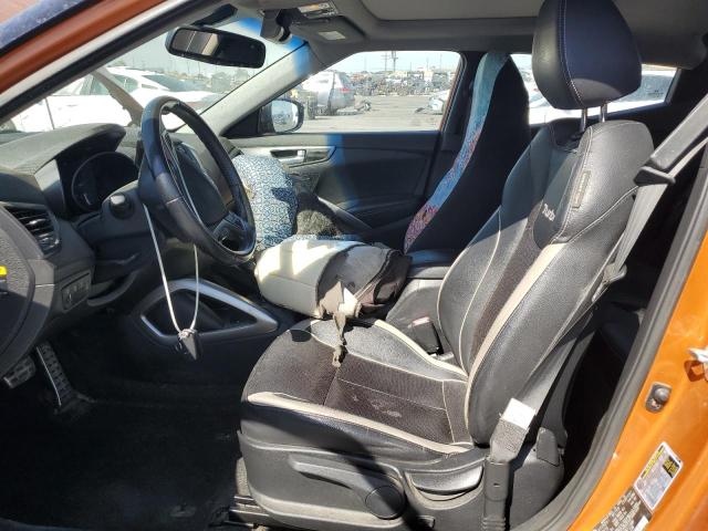 KMHTC6AE4DU111890 - 2013 HYUNDAI VELOSTER TURBO ORANGE photo 7