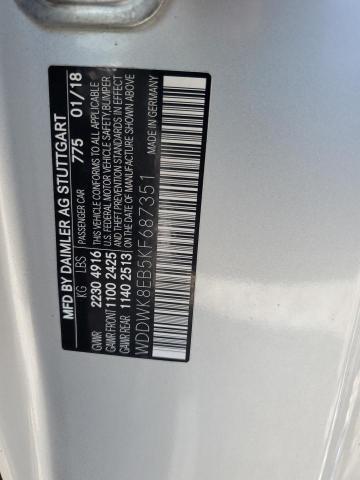 WDDWK8EB5KF687351 - 2019 MERCEDES-BENZ C 300 4MATIC SILVER photo 12