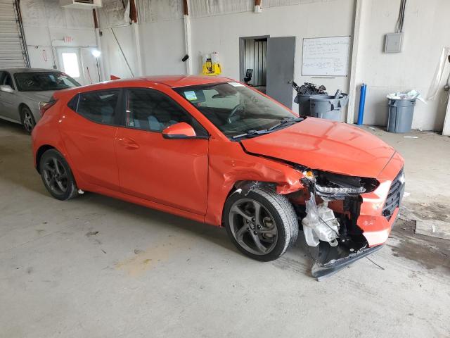 KMHTG6AF7KU016699 - 2019 HYUNDAI VELOSTER BASE Оранжевый фото 4