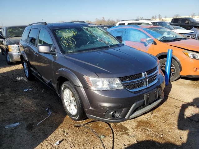 3C4PDCBG3ET176338 - 2014 DODGE JOURNEY SXT GRAY photo 1