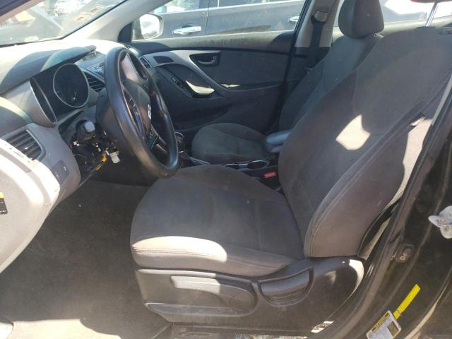 KMHDH4AE9EU058258 - 2014 HYUNDAI ELANTRA SE BLACK photo 7